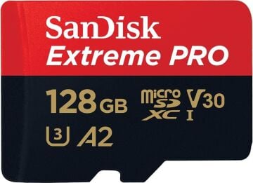 128GB Extreme Pro UHS-I MicroSDXC Hafıza Kartı