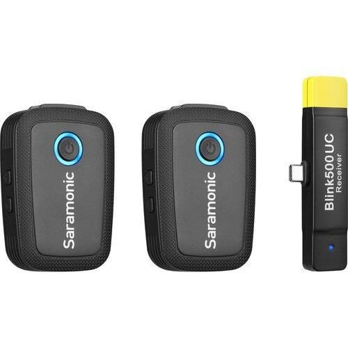 Blink 500 B6 USB-C Bağlantılı Kablosuz Mikrofon Kiti (TX+TX+RXUC)