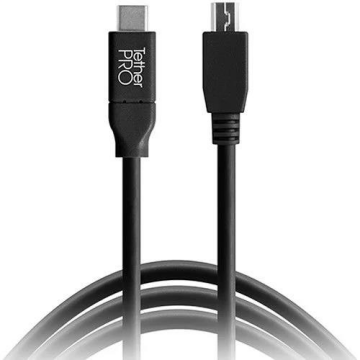 TetherPro USB-C to 2.0 Mini-B 5-Pin 4.6m Bağlantı Kablosu